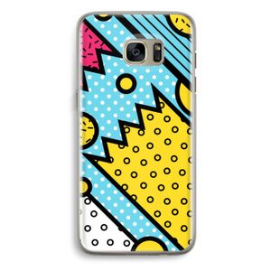 Pop Art #1: Samsung Galaxy S7 Edge Transparant Hoesje