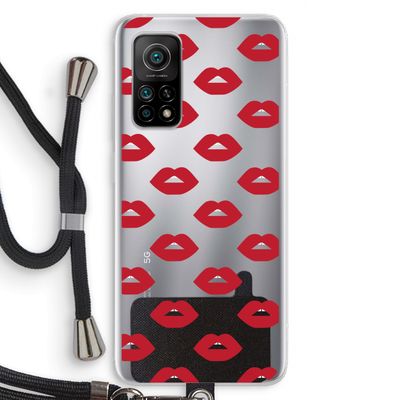 Lips: Xiaomi Mi 10T 5G Transparant Hoesje met koord