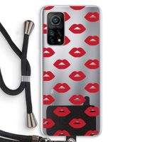Lips: Xiaomi Mi 10T 5G Transparant Hoesje met koord
