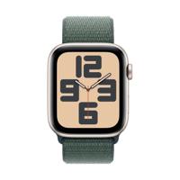 Apple Watch SE GPS + Cellular 44mm Aluminium Case met Lake Green Sport Loop Smartwatch Grijs