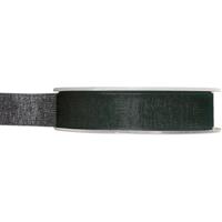Organza sierlint - zwart - 15 mm x 20 meter - Hobby decoratie lint - Cadeaulint