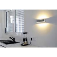 SLV 151275 LED-wandlamp 12 W LED Aluminium (geborsteld), Wit