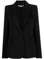 Stella McCartney blazer en laine à simple boutonnage - Noir - thumbnail