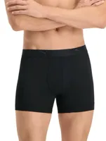 Sport Heren Boxershort 2-pak- Zwart - Katoenen mannen ondergoed zwart