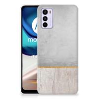 Motorola Moto G42 | Bumper Hoesje | Wood Concrete
