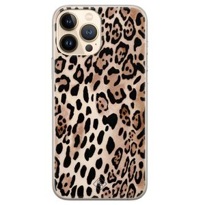 iPhone 13 Pro Max siliconen hoesje - Golden wildcat