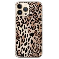 iPhone 13 Pro Max siliconen hoesje - Golden wildcat