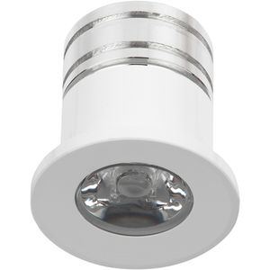 LED Veranda Spot Verlichting - Velvalux - 3W - Natuurlijk Wit 4000K - Inbouw - Dimbaar - Rond - Mat Wit - Aluminium - Ø31mm