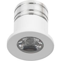 LED Veranda Spot Verlichting - Velvalux - 3W - Natuurlijk Wit 4000K - Inbouw - Dimbaar - Rond - Mat Wit - Aluminium - Ø31mm