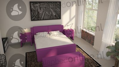Standaard boxspring 180 x 210 cm- stofkleur 1528