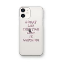 Christian Grey: iPhone 12 mini Transparant Hoesje