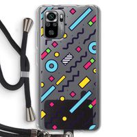 8-bit N°8: Xiaomi Redmi Note 10S Transparant Hoesje met koord