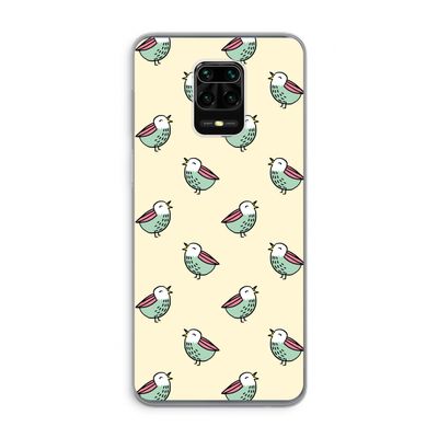 Vogeltjes: Xiaomi Redmi Note 9 Pro Transparant Hoesje