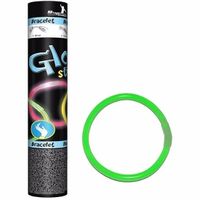 Groene glow in the dark sticks 100 stuks - thumbnail