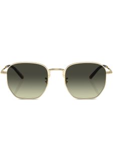 Oliver Peoples lunettes de soleil à monture géométrique - Or