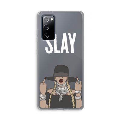 Slay All Day: Samsung Galaxy S20 FE / S20 FE 5G Transparant Hoesje