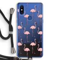 Anything Flamingoes: Xiaomi Mi Mix 3 Transparant Hoesje met koord