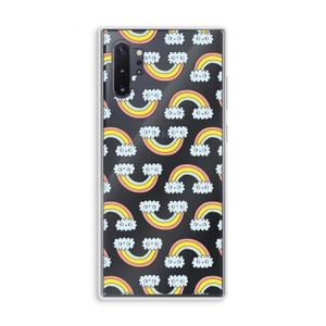 Regenboog: Samsung Galaxy Note 10 Plus Transparant Hoesje