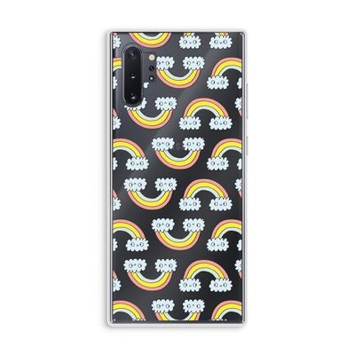 Regenboog: Samsung Galaxy Note 10 Plus Transparant Hoesje