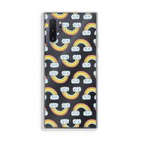 Regenboog: Samsung Galaxy Note 10 Plus Transparant Hoesje