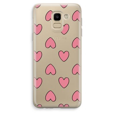 Ondersteboven verliefd: Samsung Galaxy J6 (2018) Transparant Hoesje
