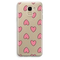 Ondersteboven verliefd: Samsung Galaxy J6 (2018) Transparant Hoesje