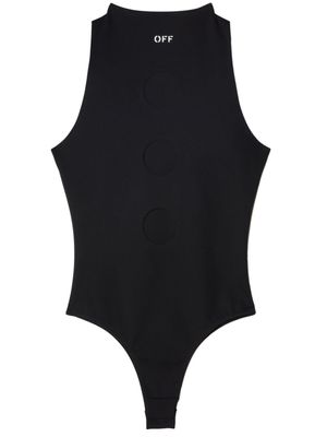 Off-White body à design Meteor sans manches - Noir