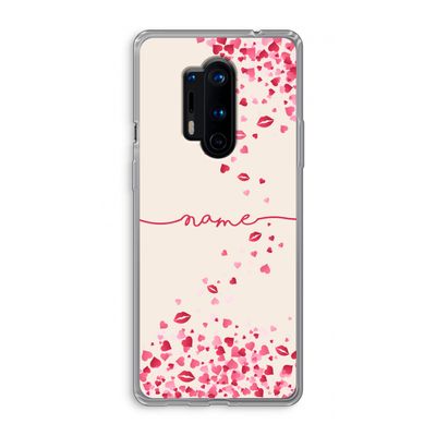 Hartjes en kusjes: OnePlus 8 Pro Transparant Hoesje