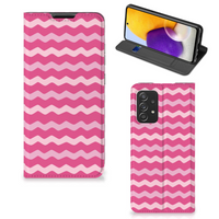 Samsung Galaxy A72 (5G/4G) Hoesje met Magneet Waves Pink