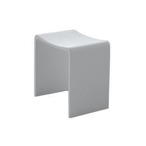 BWS Badkamer Kruk Solid Surface 40x30x43.5cm Wit