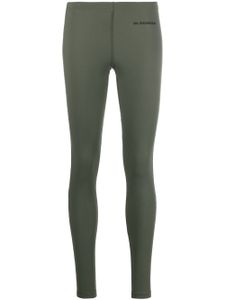 Jil Sander legging à logo imprimé - Vert