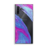 Zweverige regenboog: Samsung Galaxy Note 10 Plus Transparant Hoesje
