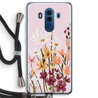 Painted wildflowers: Huawei Mate 10 Pro Transparant Hoesje met koord
