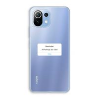 Reminder: Xiaomi Mi 11 Lite Transparant Hoesje