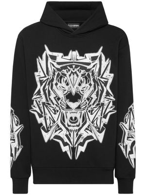 Plein Sport hoodie Thunder Tiger - Noir