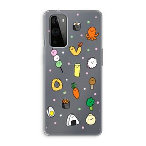 Happy bento friends: OnePlus 9 Pro Transparant Hoesje
