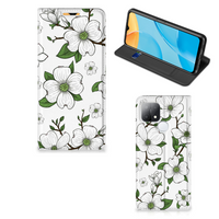 OPPO A15 Smart Cover Dogwood Flowers - thumbnail