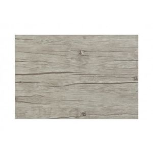 12x Kunststof placemats met hout look grijs 45 x 30 cm