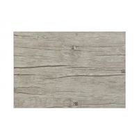 12x Kunststof placemats met hout look grijs 45 x 30 cm - thumbnail