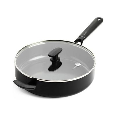 GreenPan Smart Shape Hapjespan met Glazen Deksel 28 cm Zwart