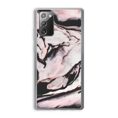 Roze stroom: Samsung Galaxy Note 20 / Note 20 5G Transparant Hoesje