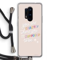 Right Place: OnePlus 8 Pro Transparant Hoesje met koord