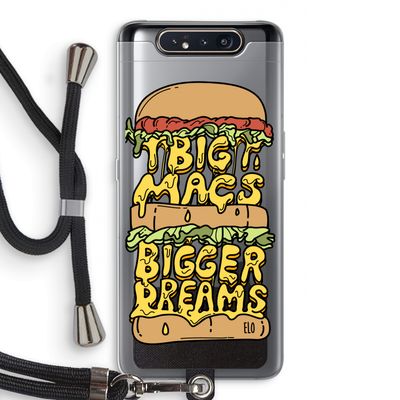 Big Macs Bigger Dreams: Samsung Galaxy A80 Transparant Hoesje met koord