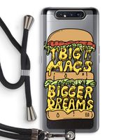 Big Macs Bigger Dreams: Samsung Galaxy A80 Transparant Hoesje met koord