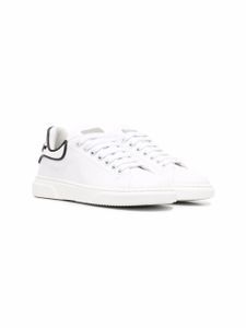 Philipp Plein Junior baskets Runner Iconic Plein - Blanc