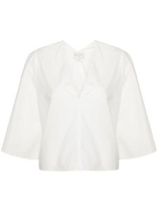 Forte Forte blouse à manches évasées - Blanc