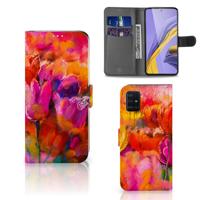 Hoesje Samsung Galaxy A51 Tulips Hoesje Samsung Galaxy A51 Tulips