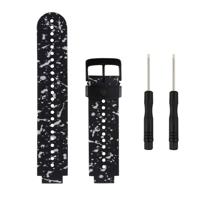 Siliconen sport polsband voor Garmin Forerunner 235 (Midnight Black)