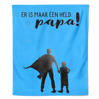Fleecedeken Vaderdag - Held - Pillow Buddies