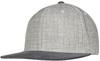 Flexfit FX6089VM Melange Velour Snapback - Grey/Grey - One Size